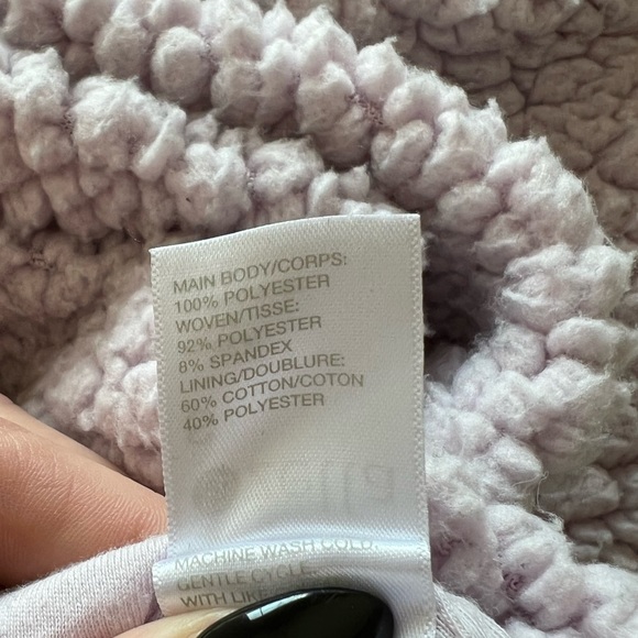 Light purple Zella sherpa hoodie - Picture 8 of 8